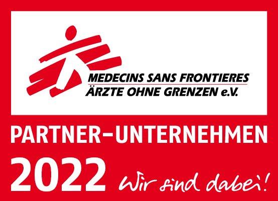 Ärzte ohne Grenzen_Partner-Unternehmen 2022_Logo Ärzte ohne Grenzen_Partner-Unternehmen 2022_Logo