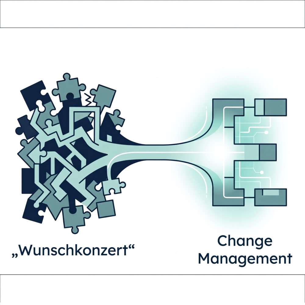 Grafik ERP-Change-Management: Akzeptanz ab Tag 1